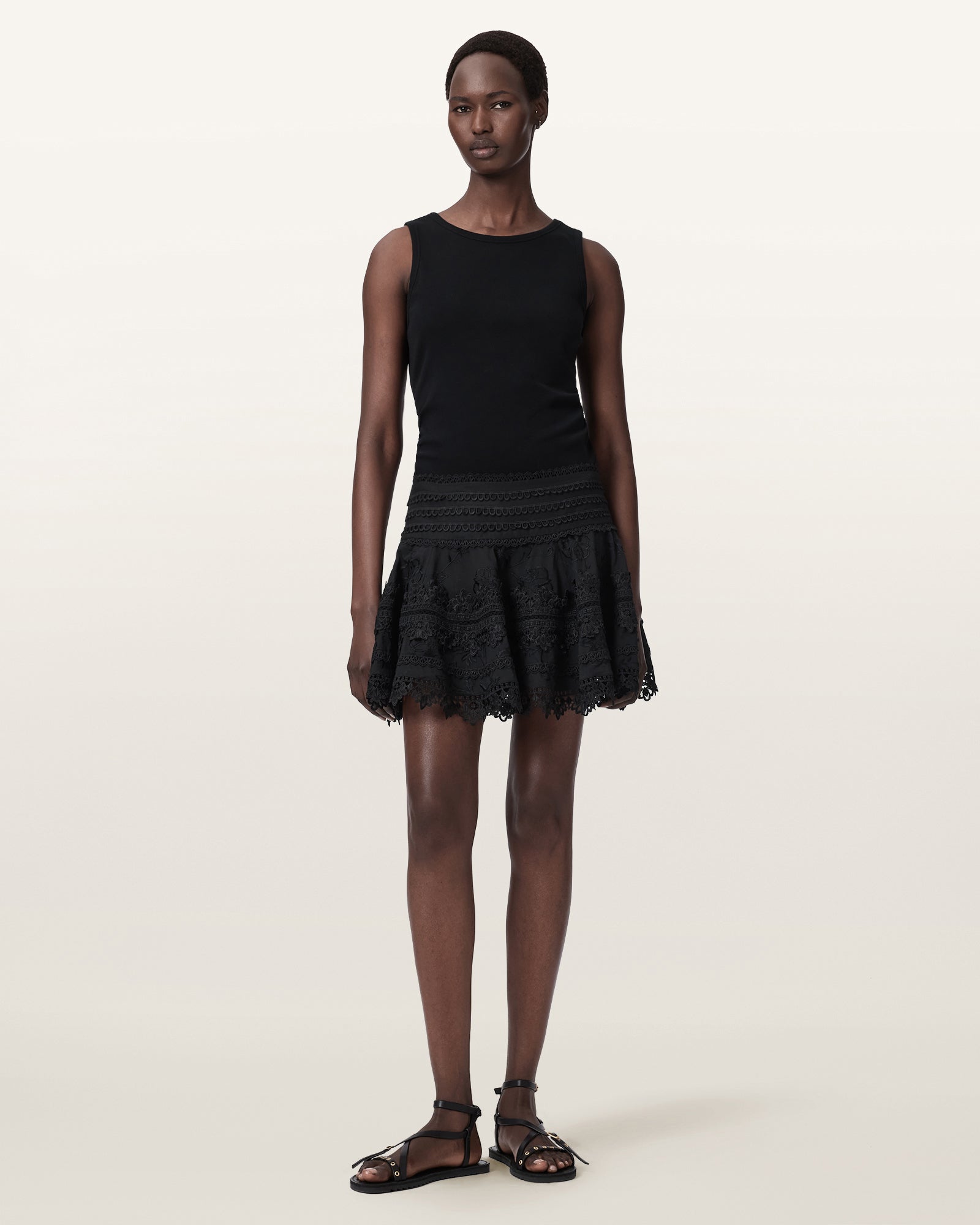 Black Color Lillith Skirt from AllSaints