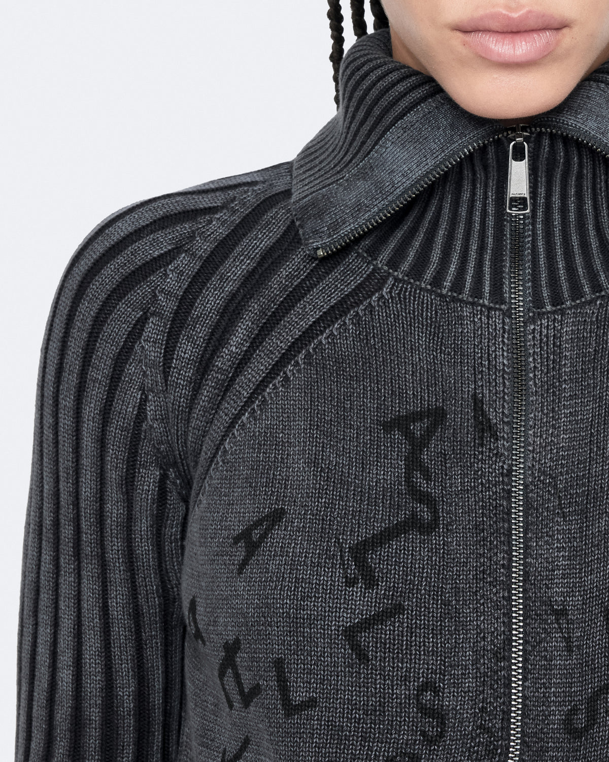Roller Zip Through Cardigan