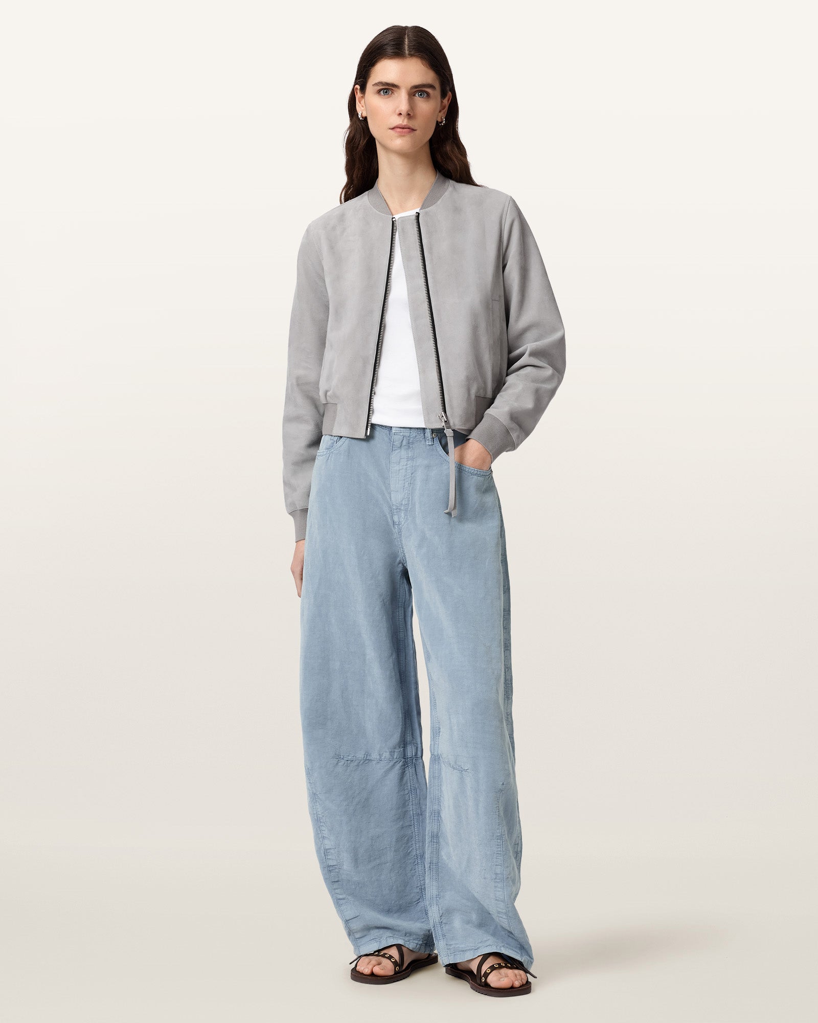 Light Blue Color Jett Trouser from AllSaints