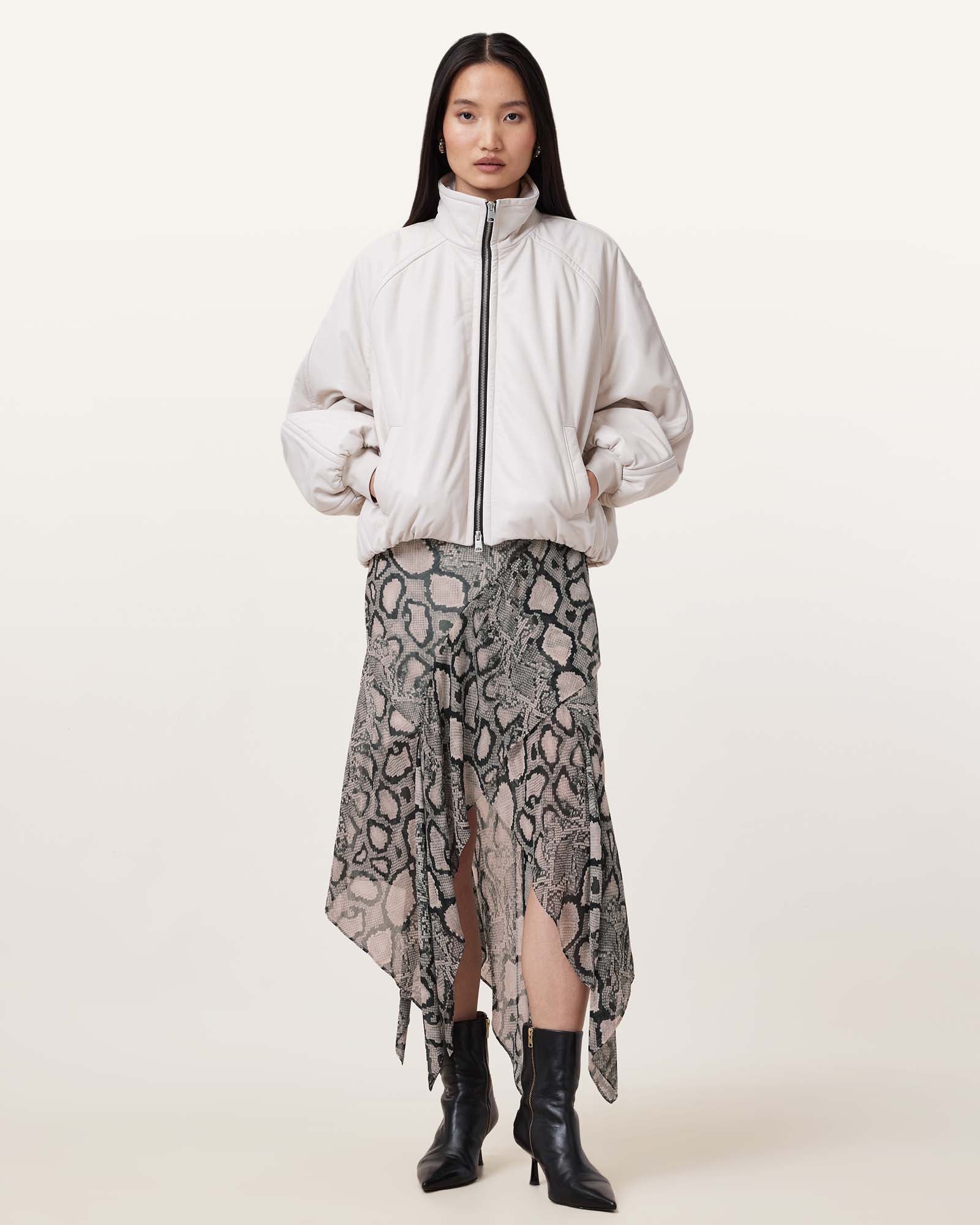 FLOW ECRU WHITE Color Cassie Skirt from AllSaints