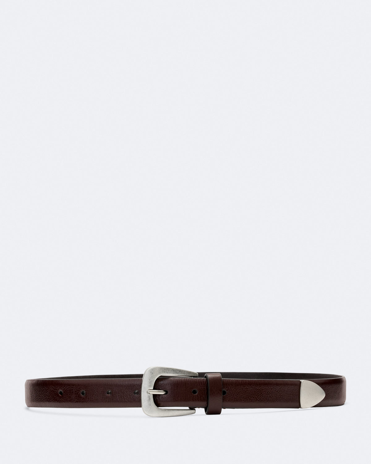 Burgundy Red Color Romy Belt from AllSaints