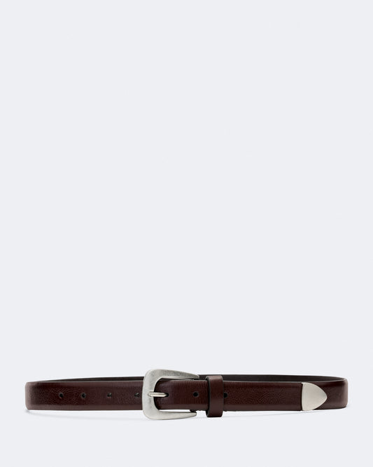 Burgundy Red Color Romy Belt from AllSaints