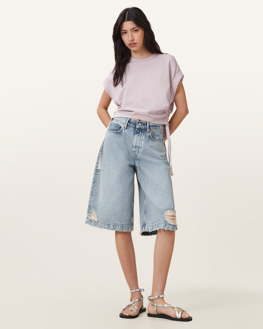 LILAC ASH PINK Color Mira Tee from AllSaints