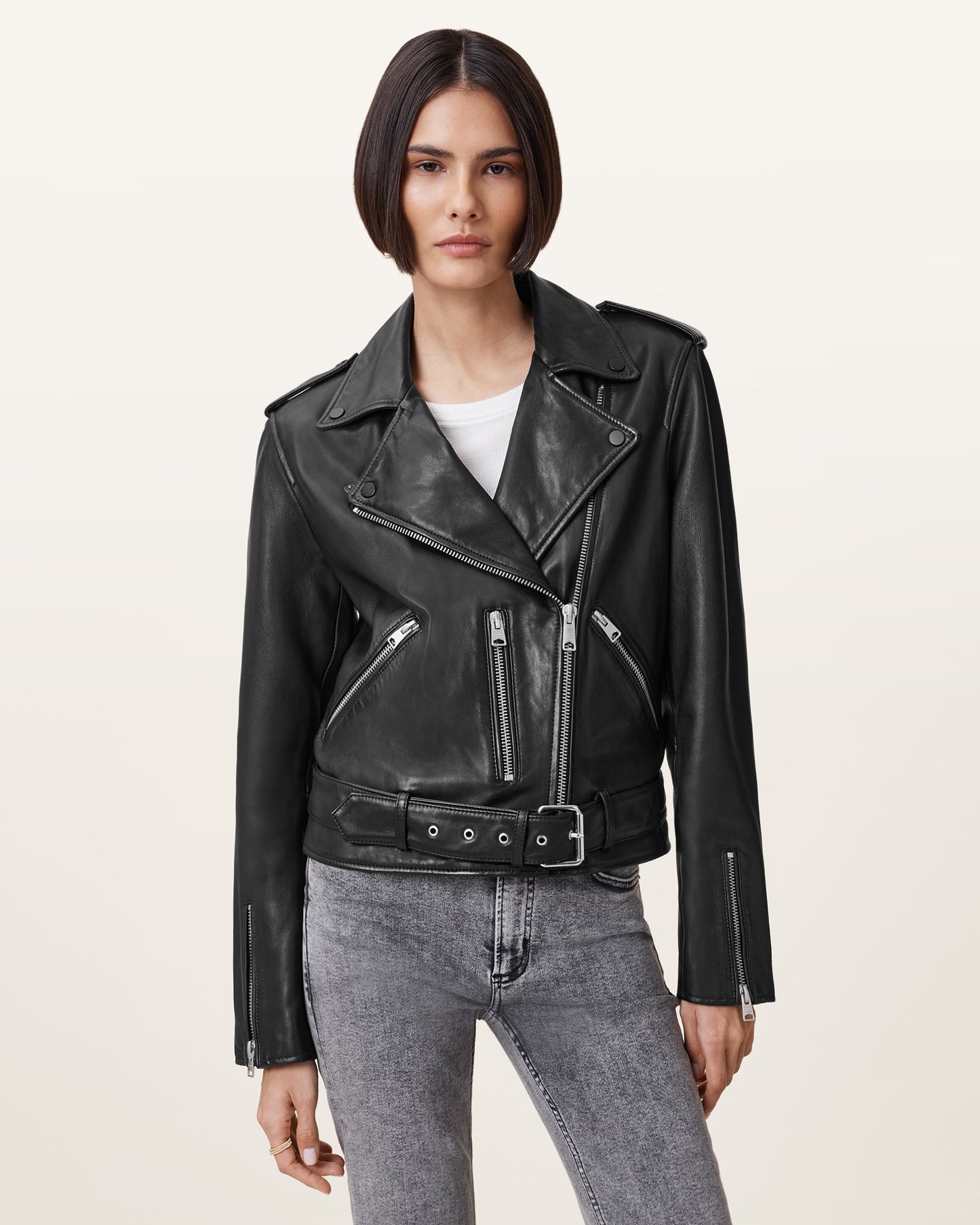 Balfern Biker Leather Jacket