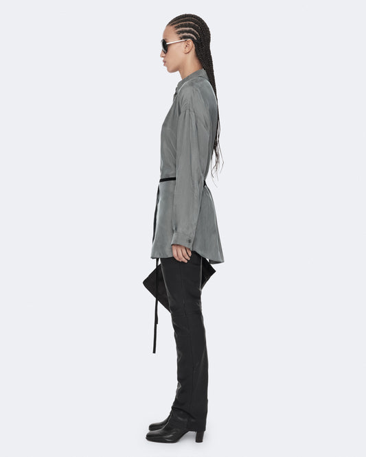 SHADOW GREY Color Ilana Shirt from AllSaints