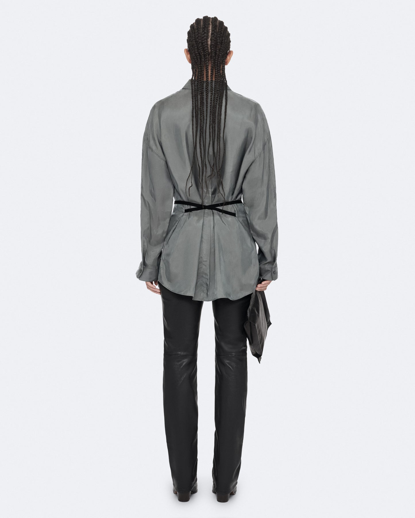 SHADOW GREY Color Ilana Shirt from AllSaints