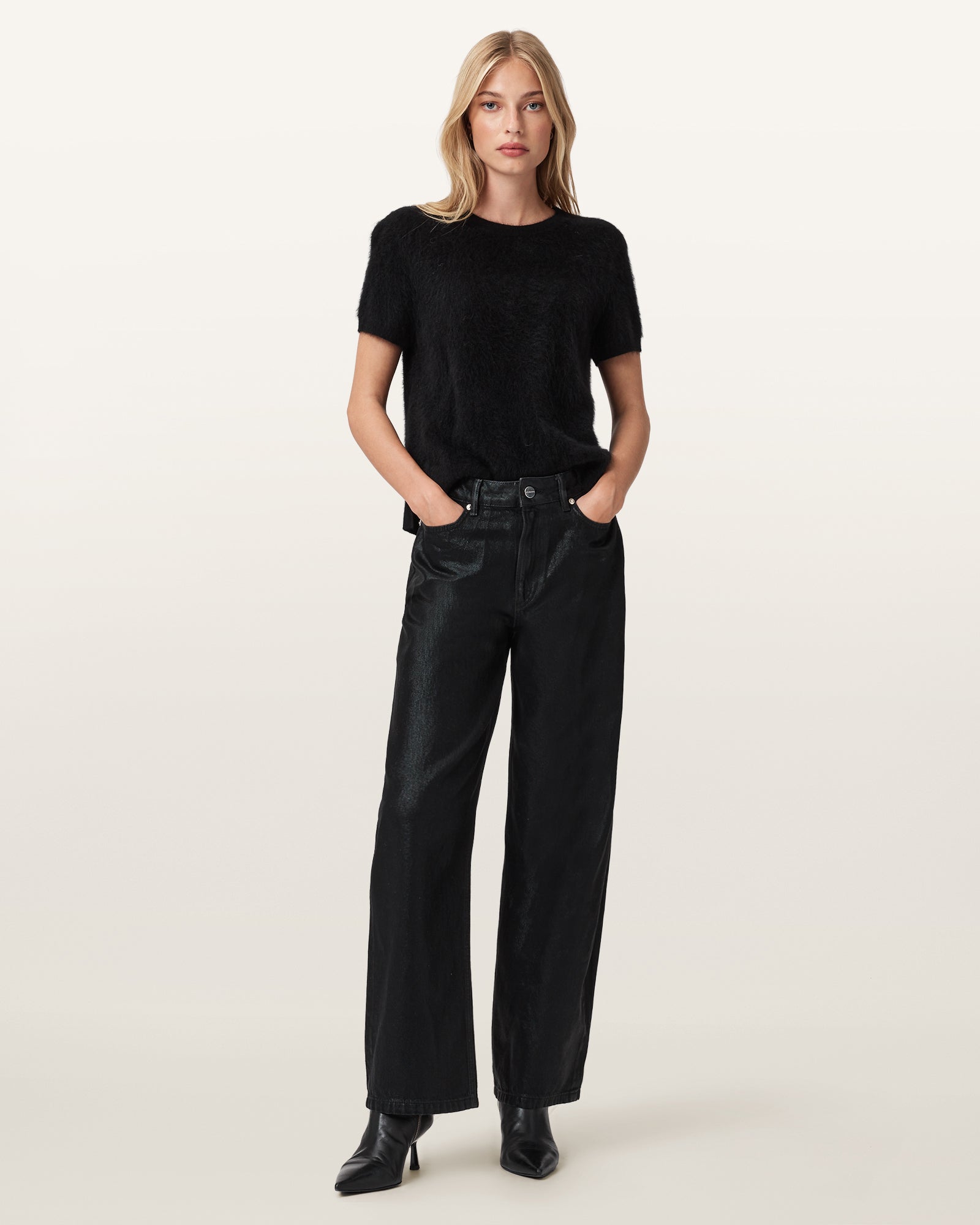 Coated Black Color Daria Jean from AllSaints