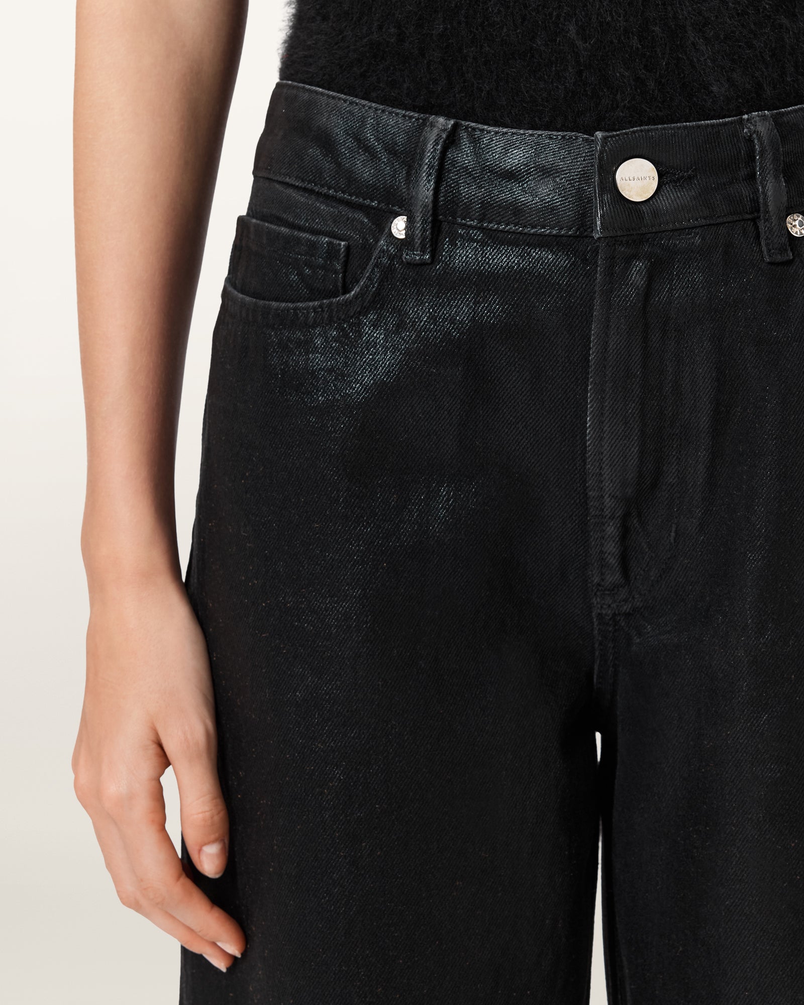 Coated Black Color Daria Jean from AllSaints