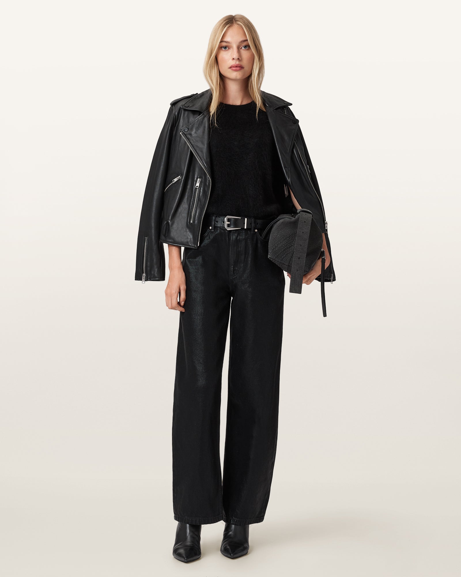 Coated Black Color Daria Jean from AllSaints
