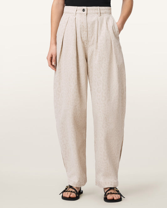 LEPPO CREAM WHITE Color Becca Denim Trouser from AllSaints