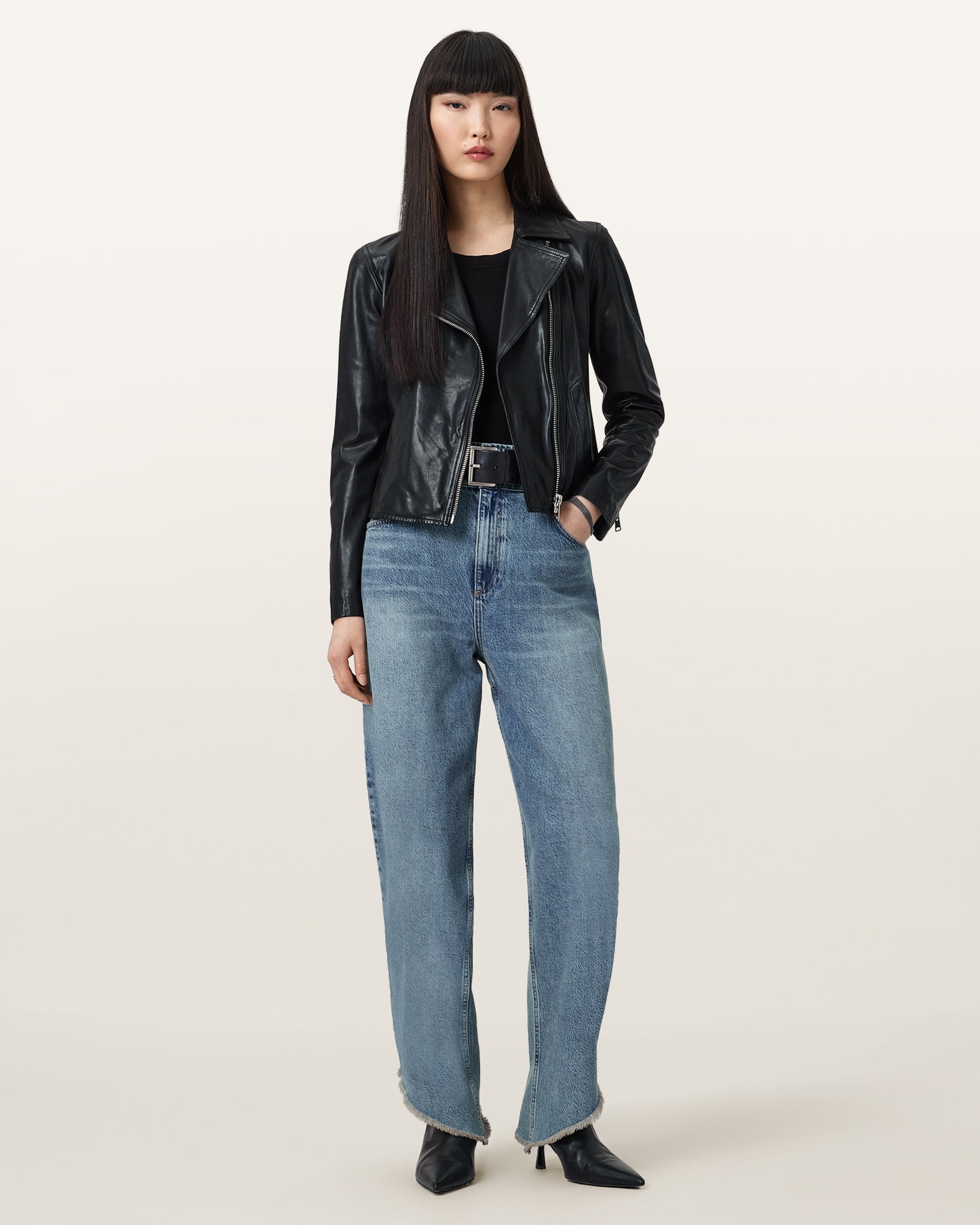 Vela Biker Leather Jacket