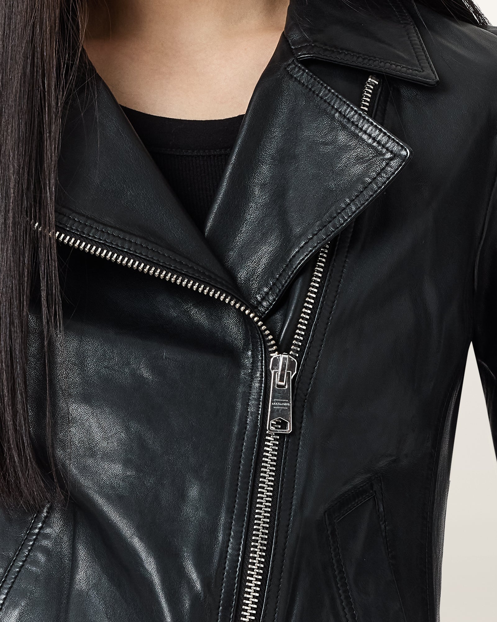 Vela Biker Leather Jacket