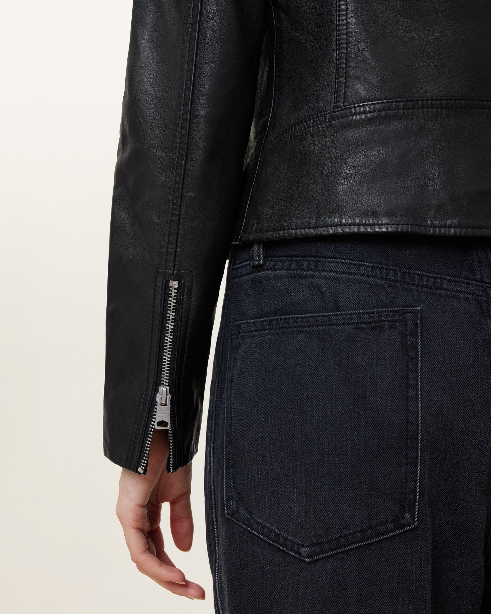 Vela Biker Leather Jacket