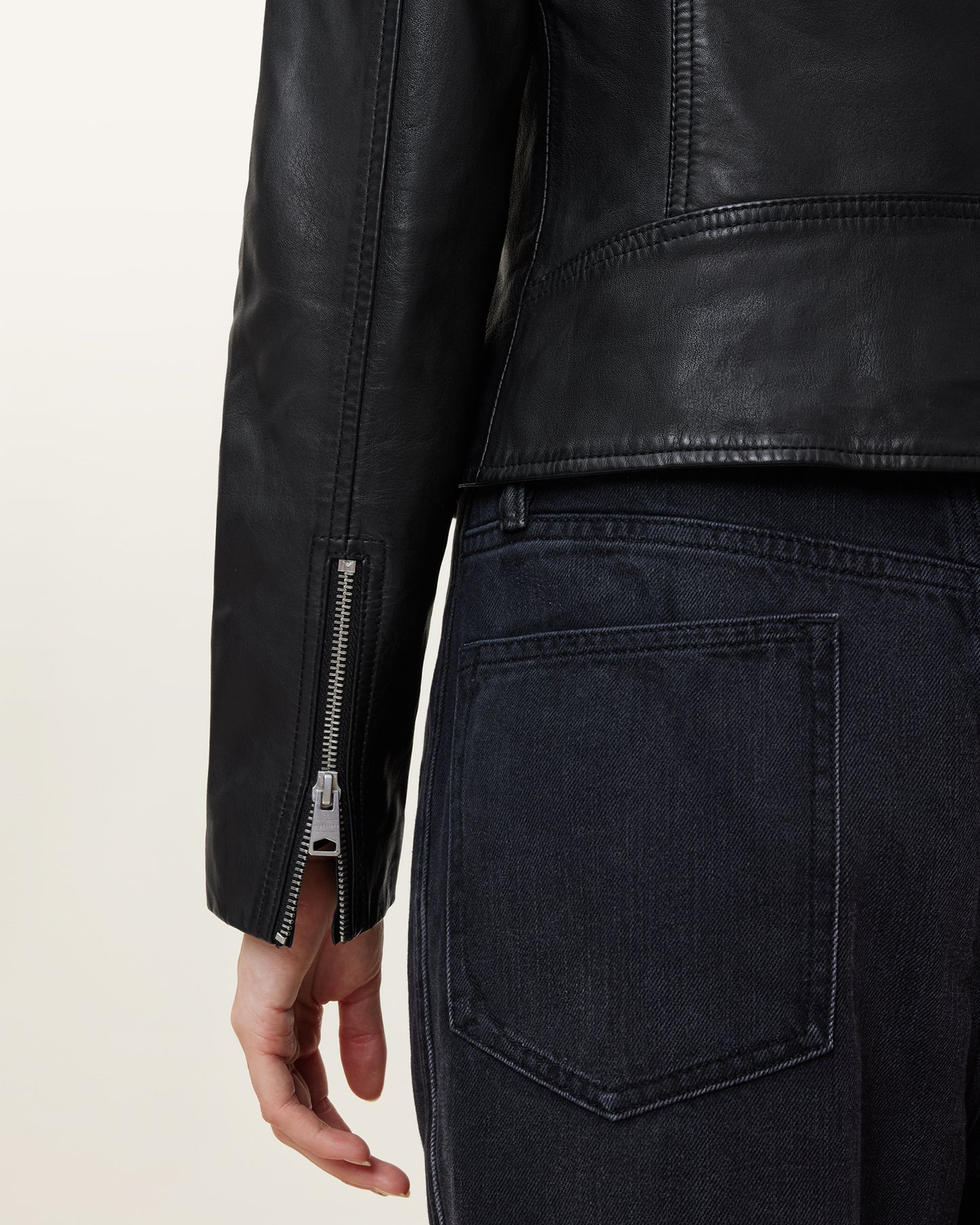 Vela Biker Leather Jacket