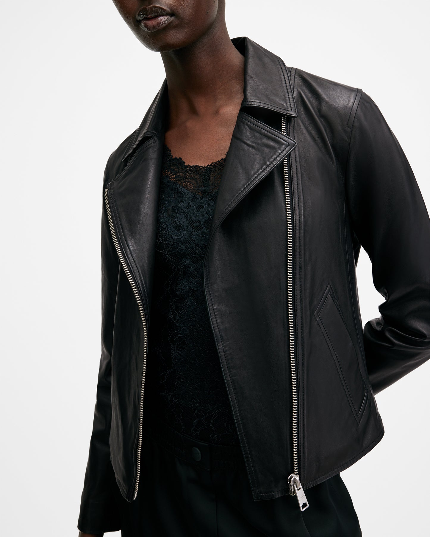 Vela Biker Leather Jacket