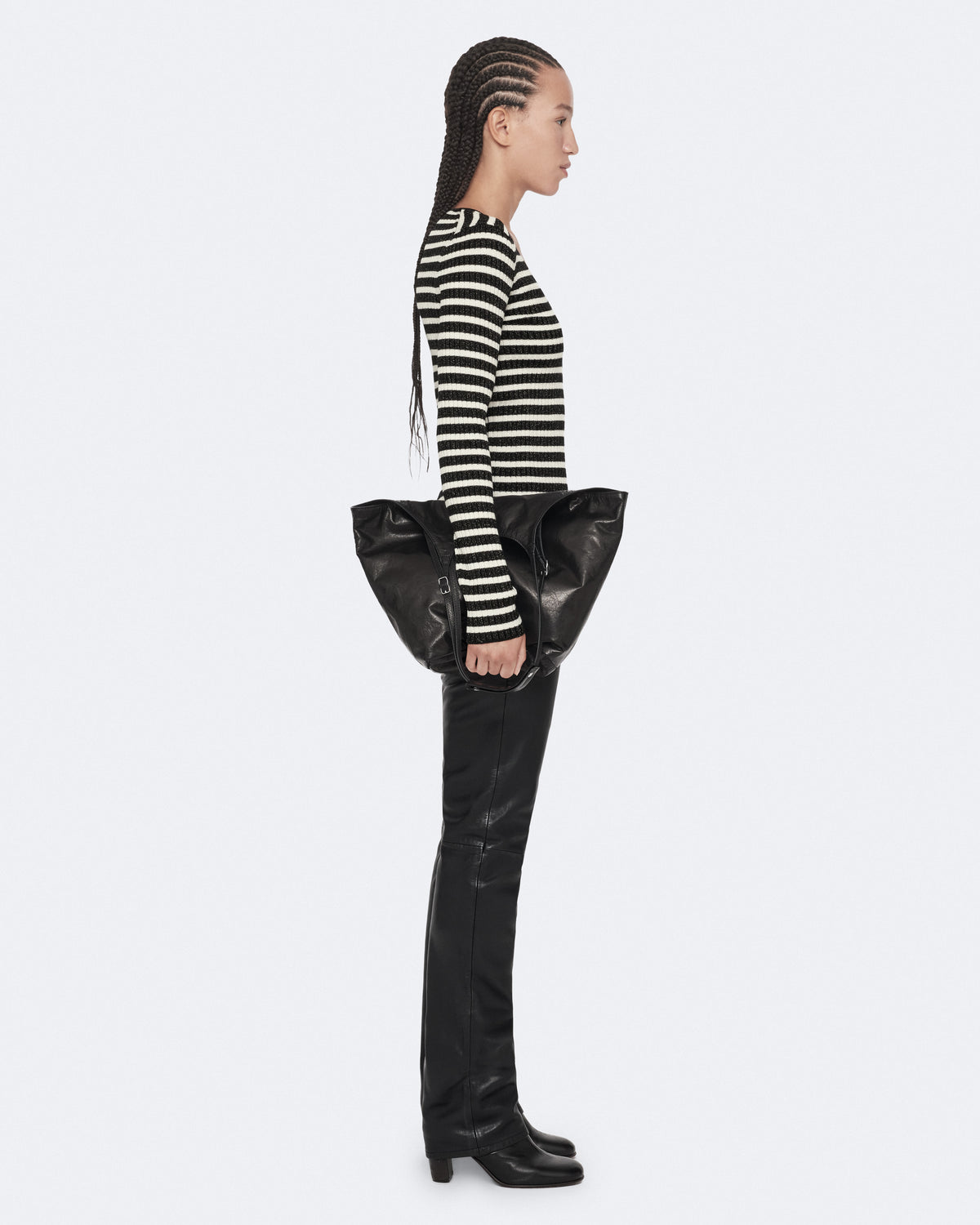 Kay Stripe V Neck Jumper