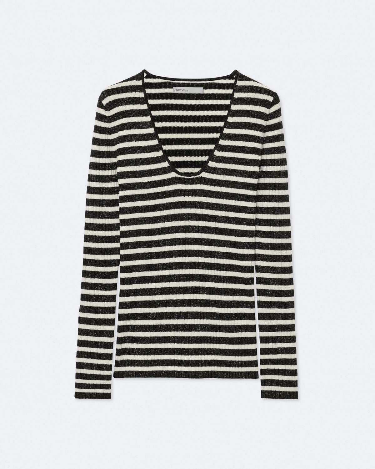 Kay Stripe V Neck Jumper