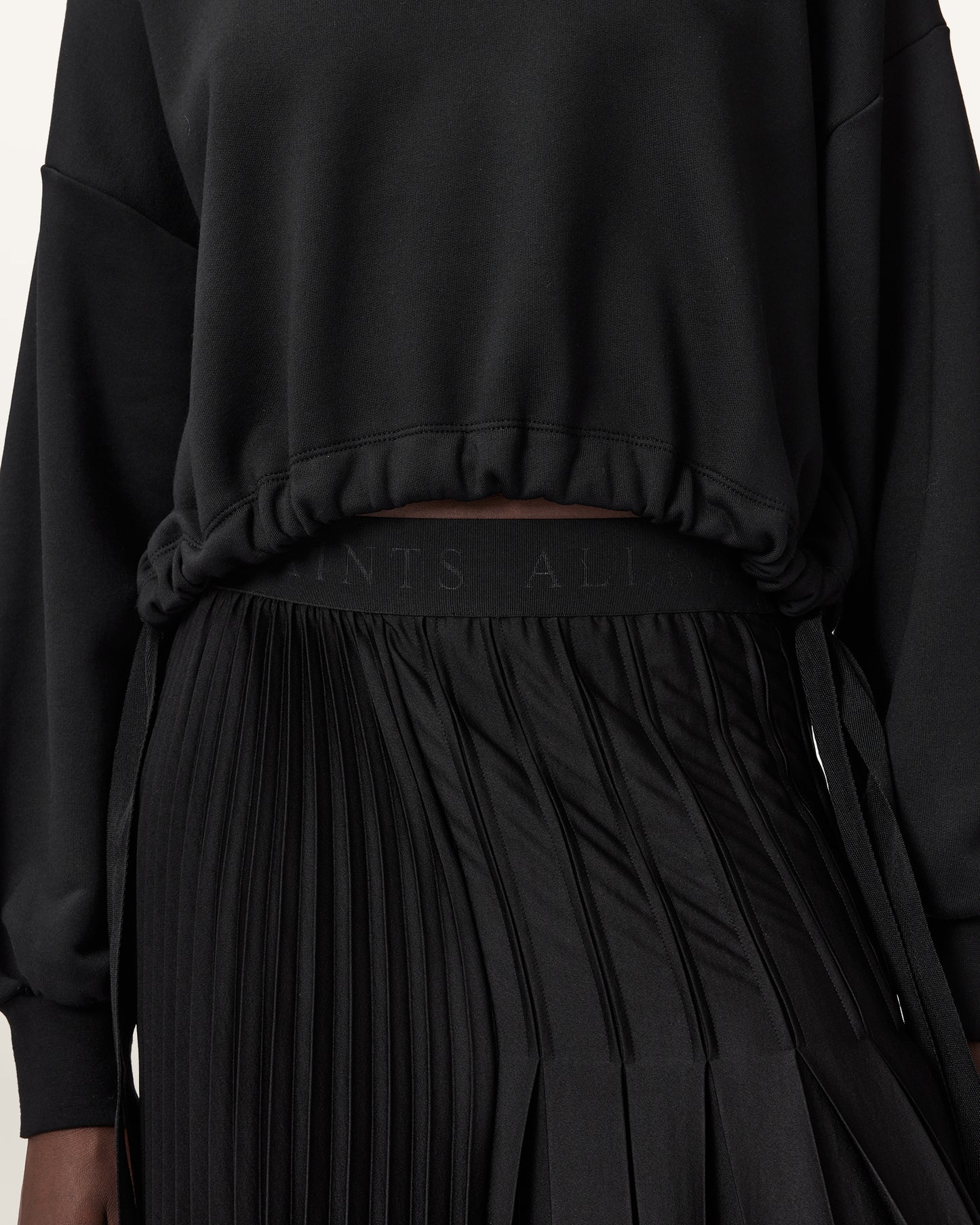 Black Color Lele Sweatshirt from AllSaints