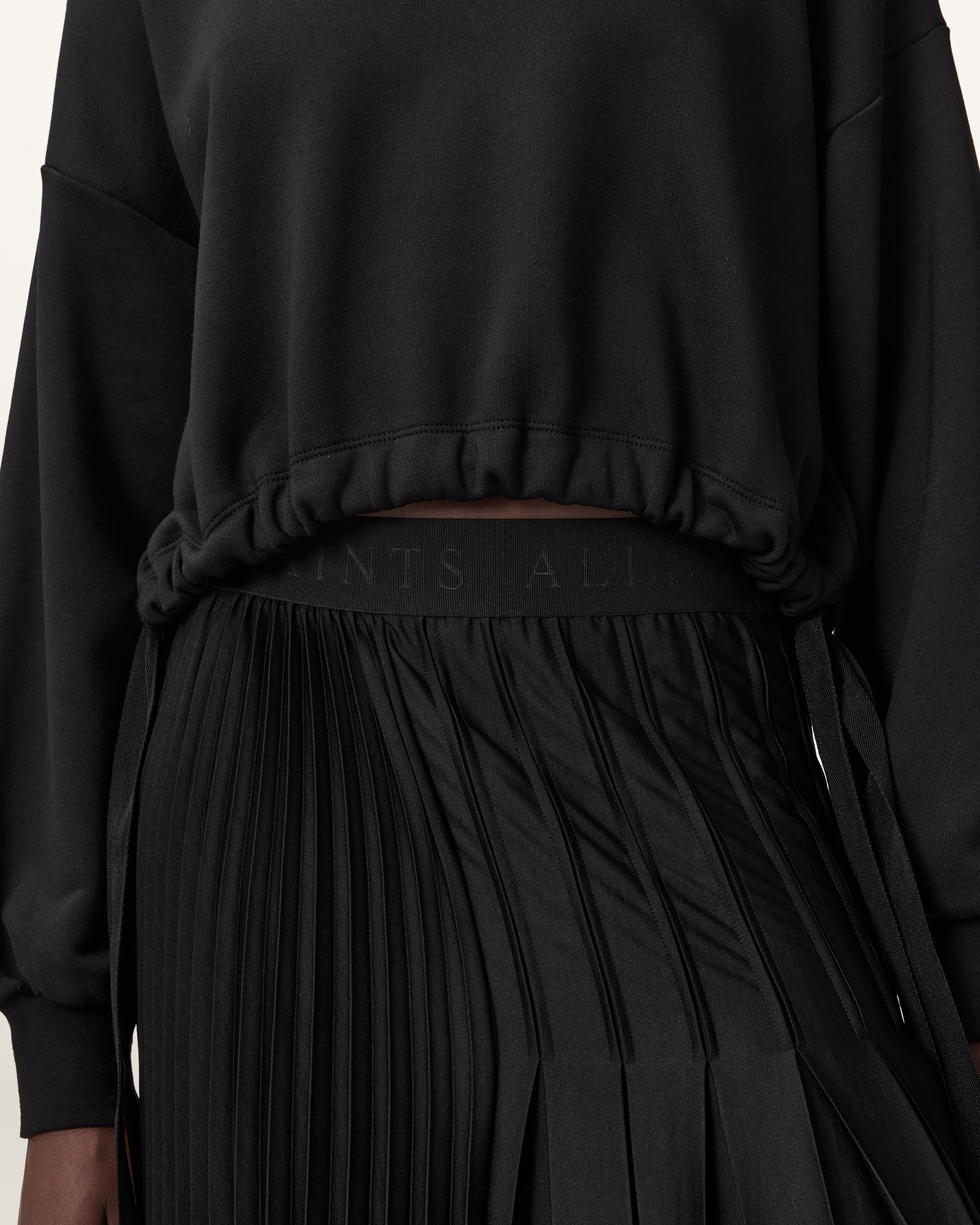 Black Color Lele Sweatshirt from AllSaints