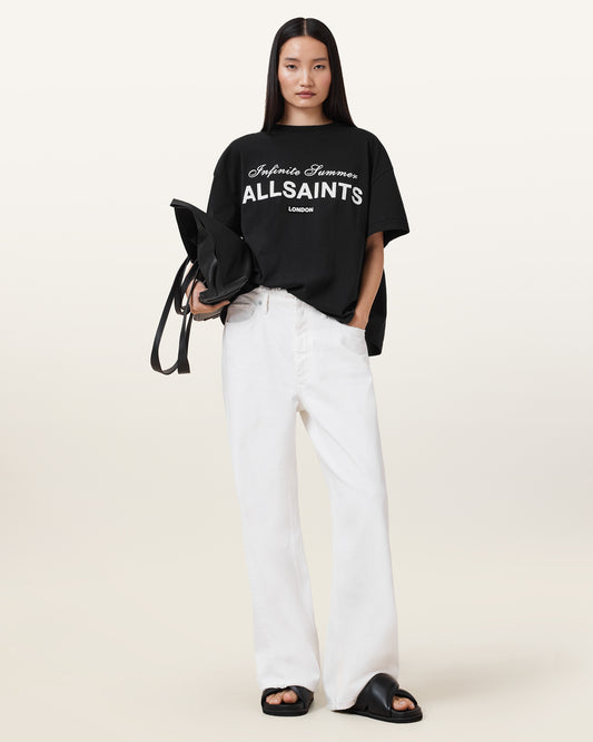 Black Color Avri Tee from AllSaints