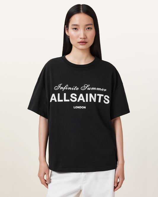 Black Color Avri Tee from AllSaints