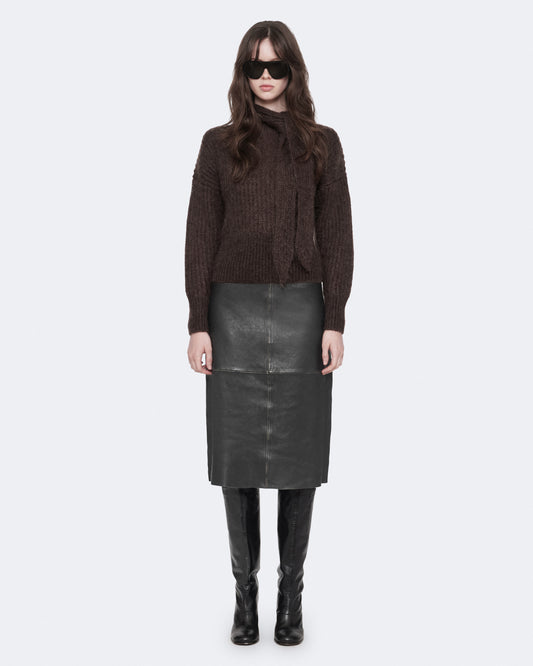 Black/Brown Color Olivia Skirt from AllSaints