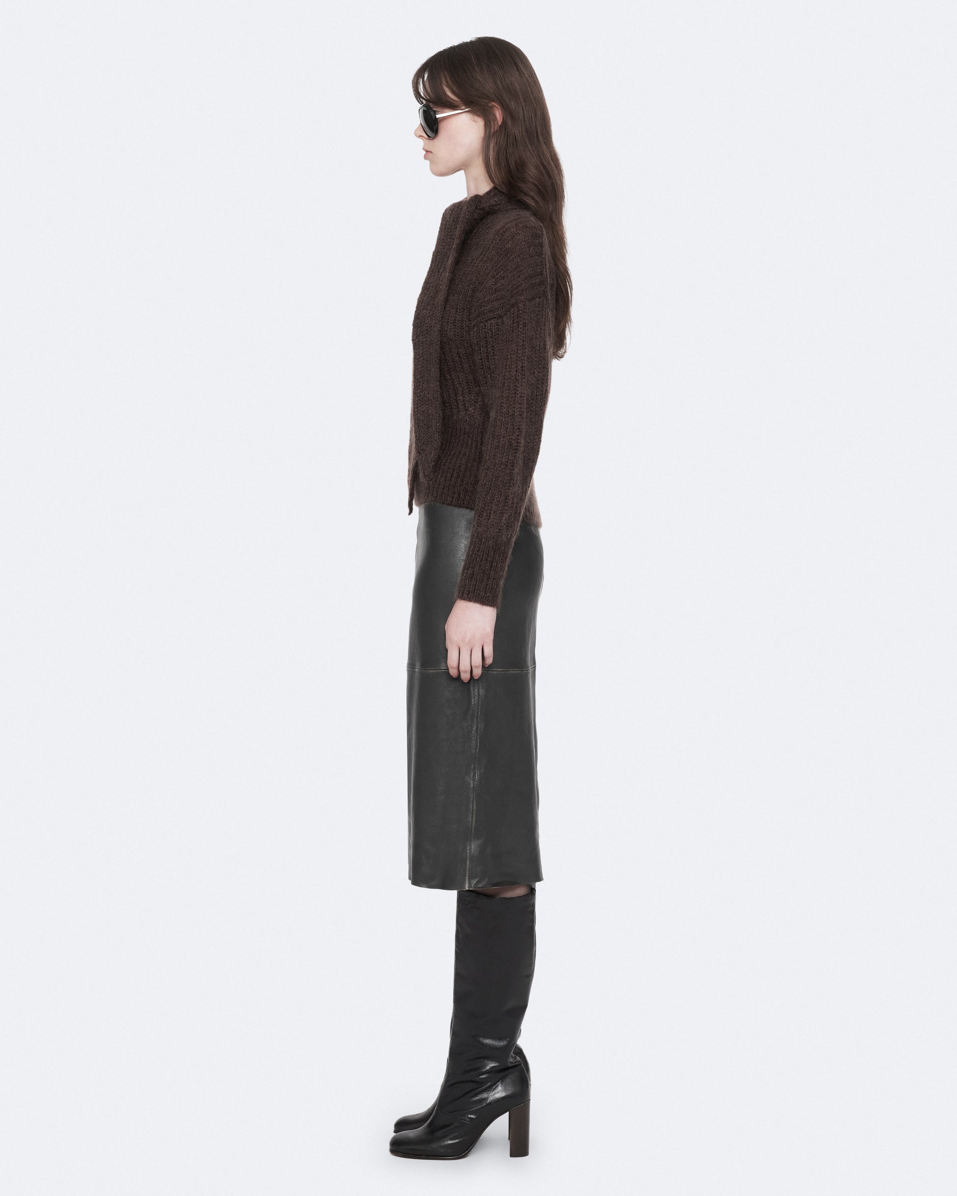 Black/Brown Color Olivia Skirt from AllSaints