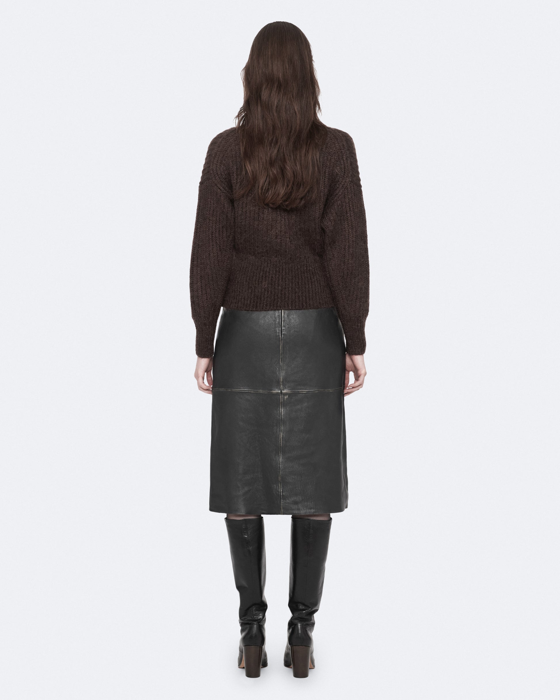 Black/Brown Color Olivia Skirt from AllSaints
