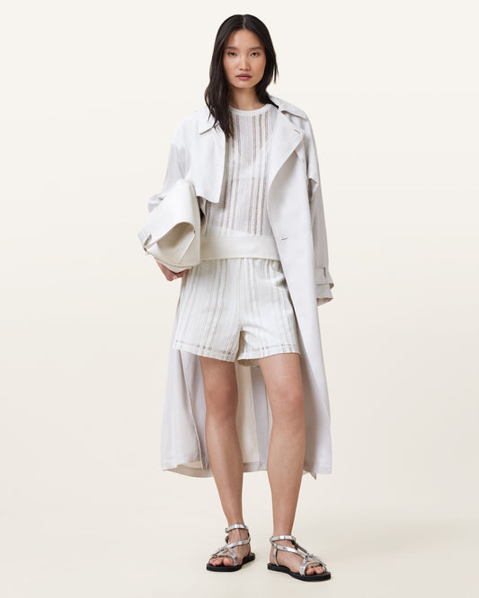 TOFU WHITE Color Giana Crochet Tank from AllSaints