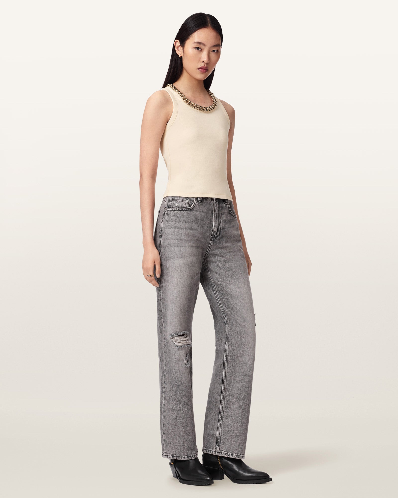 MALLOW WHITE Color Lucy Tank from AllSaints