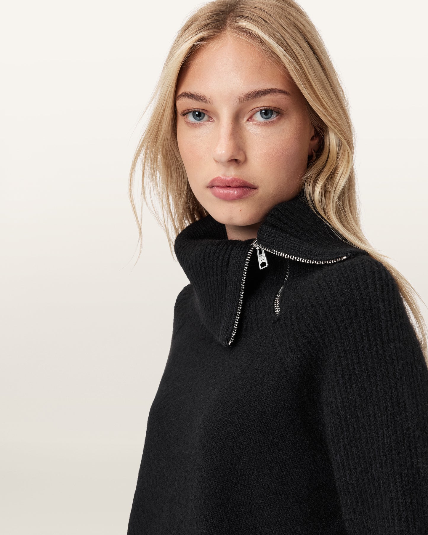 Black Color Jax Roll Neck from AllSaints