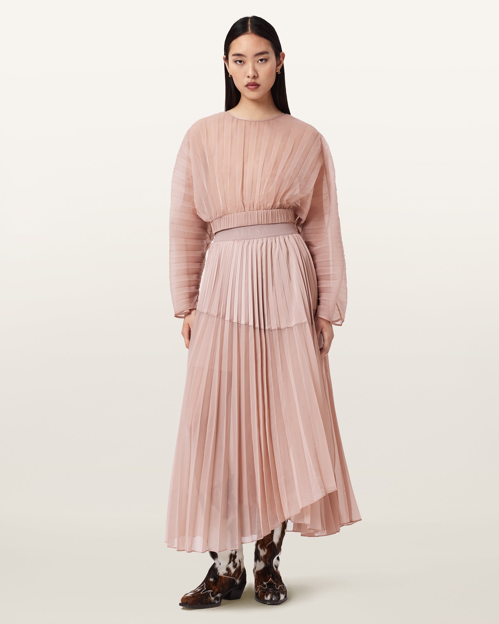 Micaela Pleat Skirt
