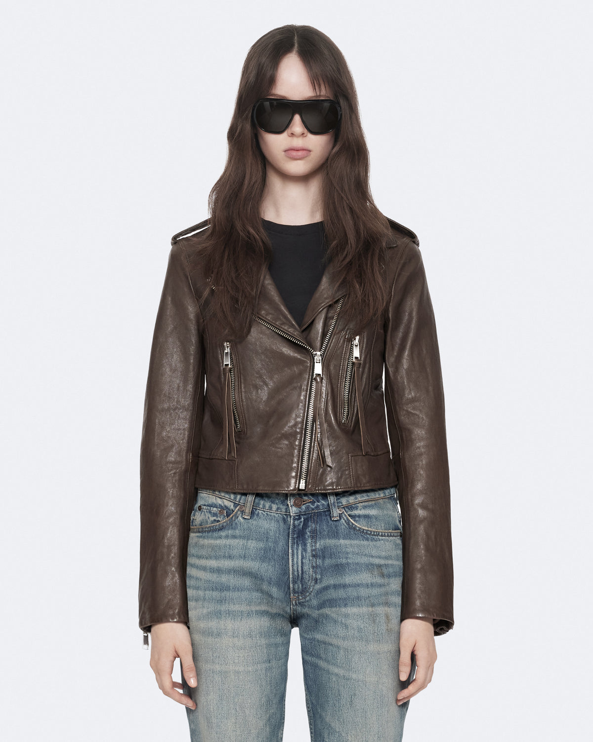Errie Leather Biker