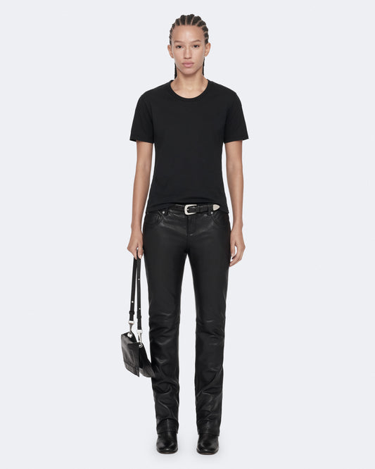 Washed Black Color Hela SS Tee from AllSaints