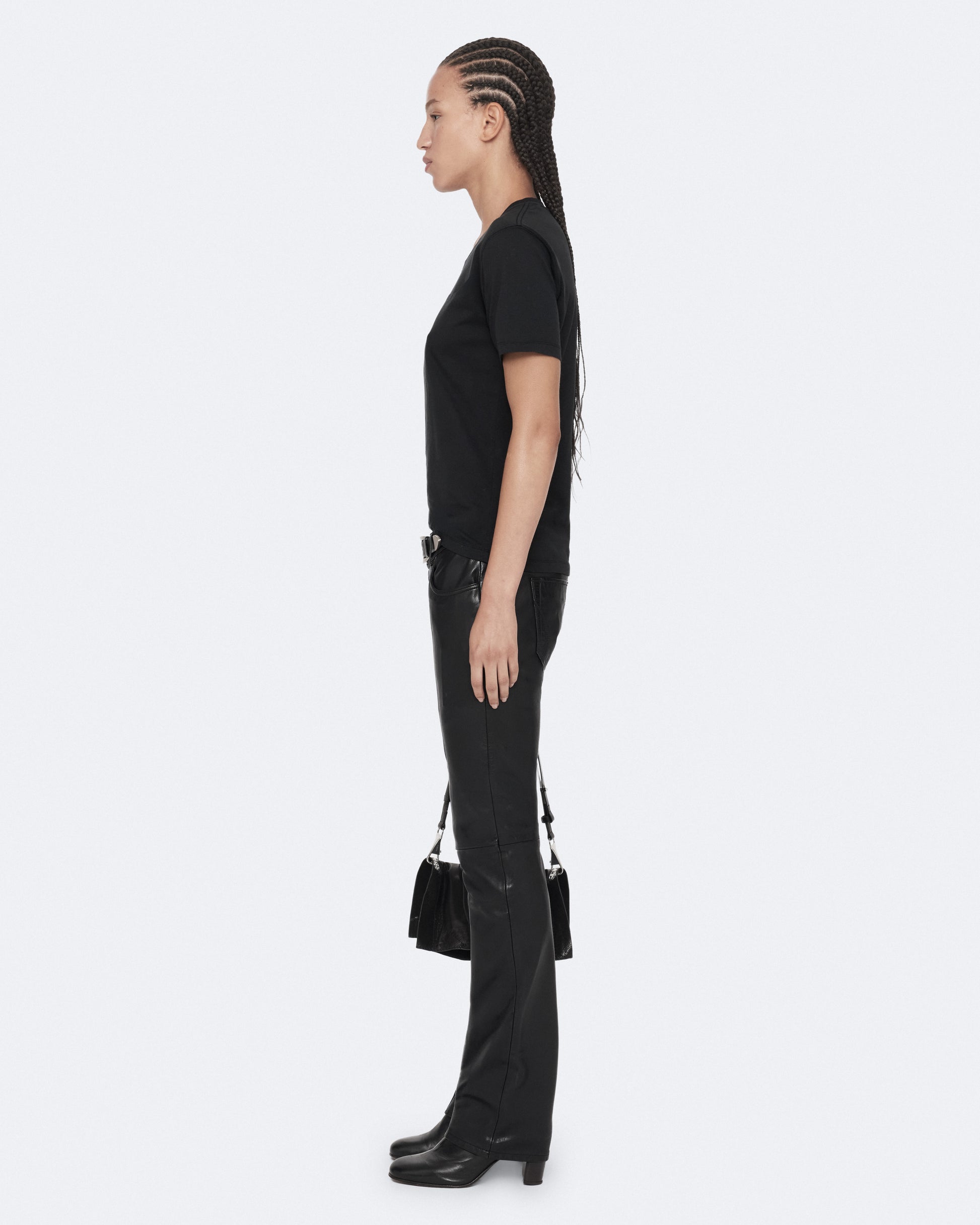 Washed Black Color Hela SS Tee from AllSaints