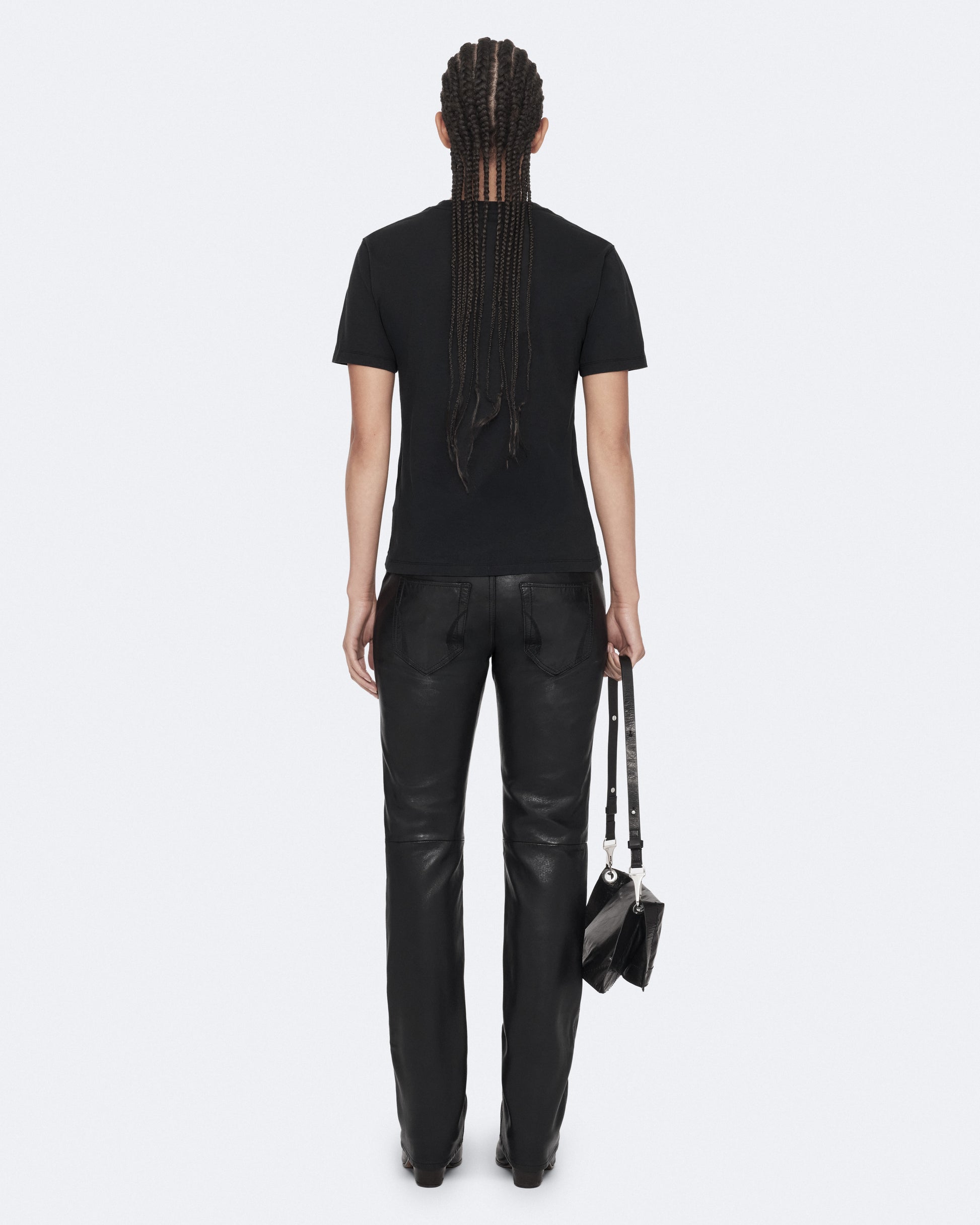 Washed Black Color Hela SS Tee from AllSaints
