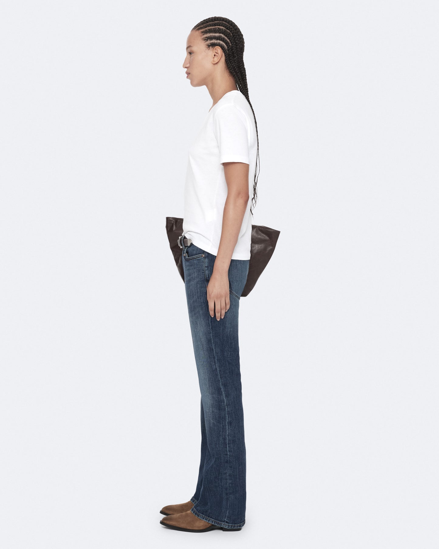 Optic White Color Hela SS Tee from AllSaints