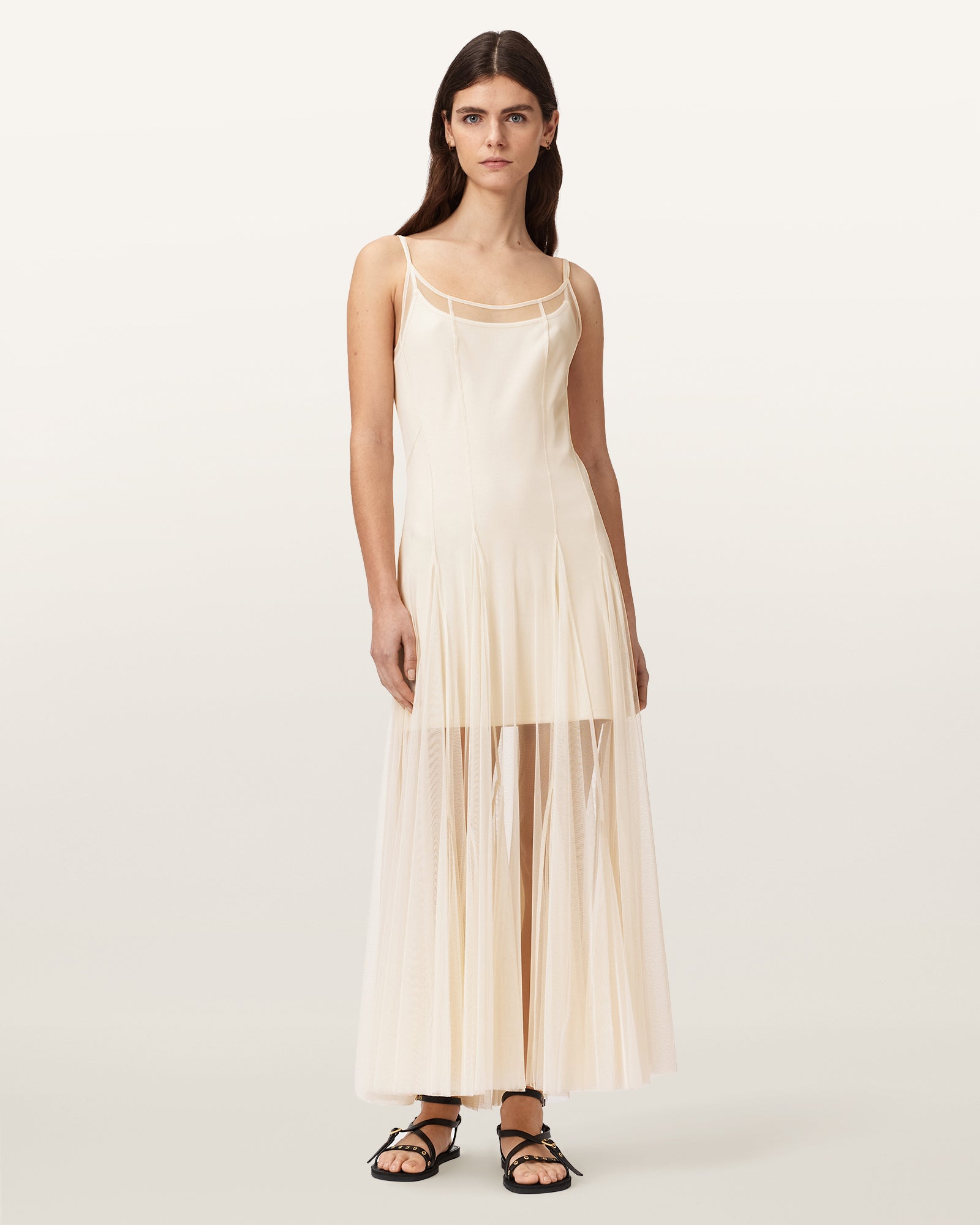 TOFU WHITE Color Harmonia Dress from AllSaints