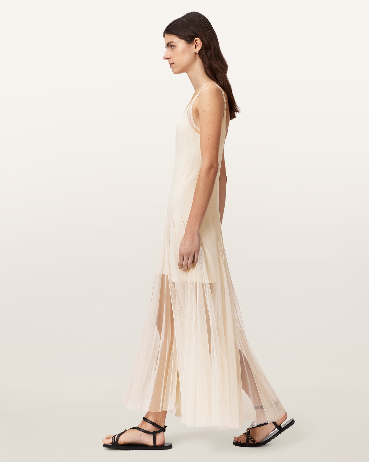 TOFU WHITE Color Harmonia Dress from AllSaints