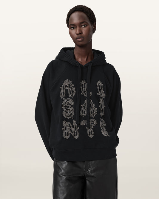 Black Color Ella Talon Hoody from AllSaints