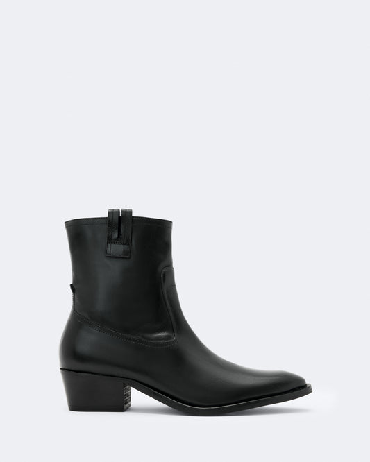 Black Color Jura Zip Boot from AllSaints