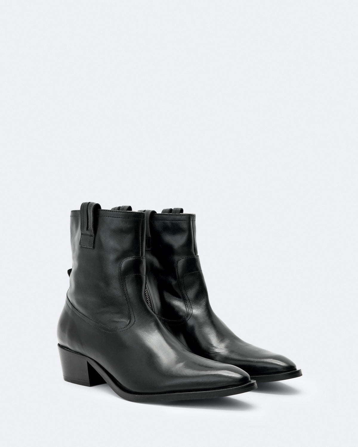 Black Color Jura Zip Boot from AllSaints