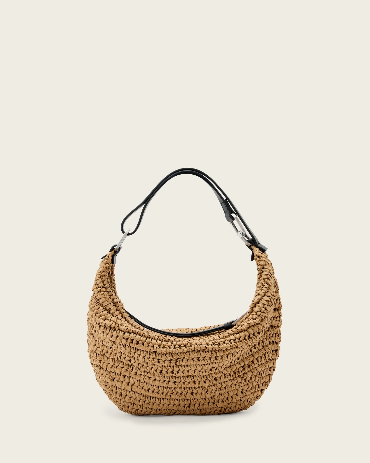Biscuit Brown Color Luna Micro Paper Bag from AllSaints