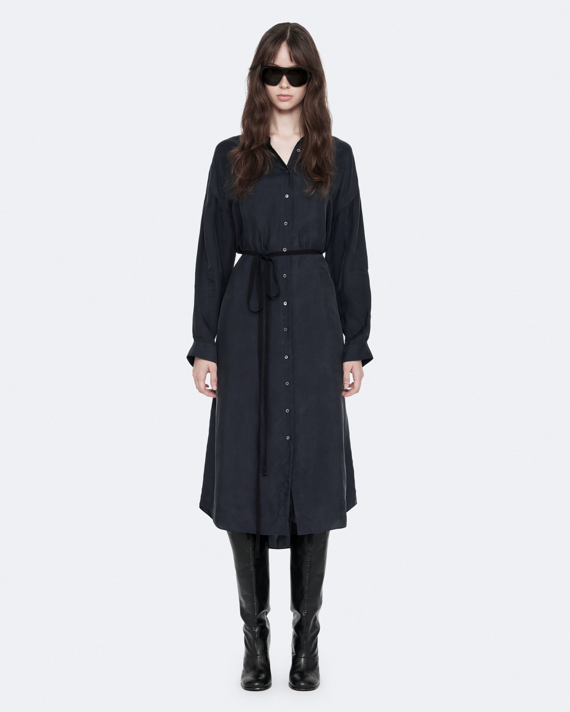 NAVY BLUE Color Yurra Dress from AllSaints