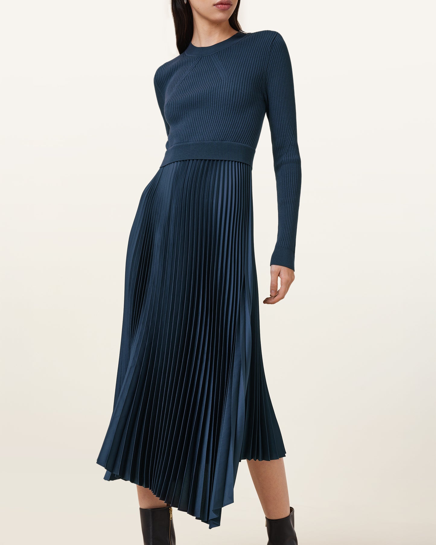 Airforce Blue Color Fay Dress from AllSaints