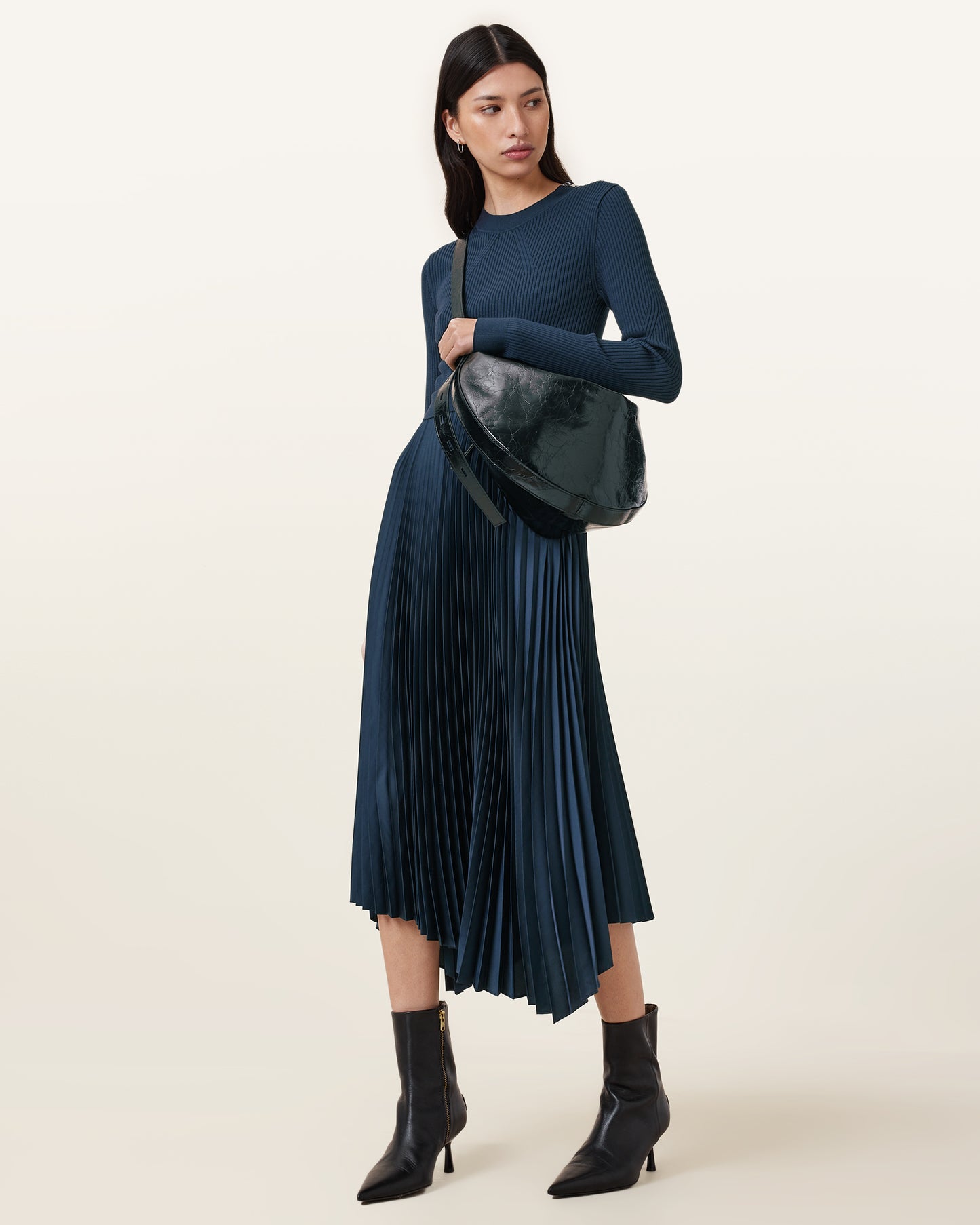 Airforce Blue Color Fay Dress from AllSaints