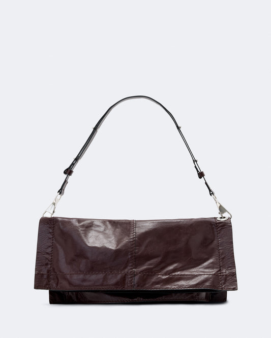 BURGUNDY RED Color Lutece Shoulder Bag from AllSaints