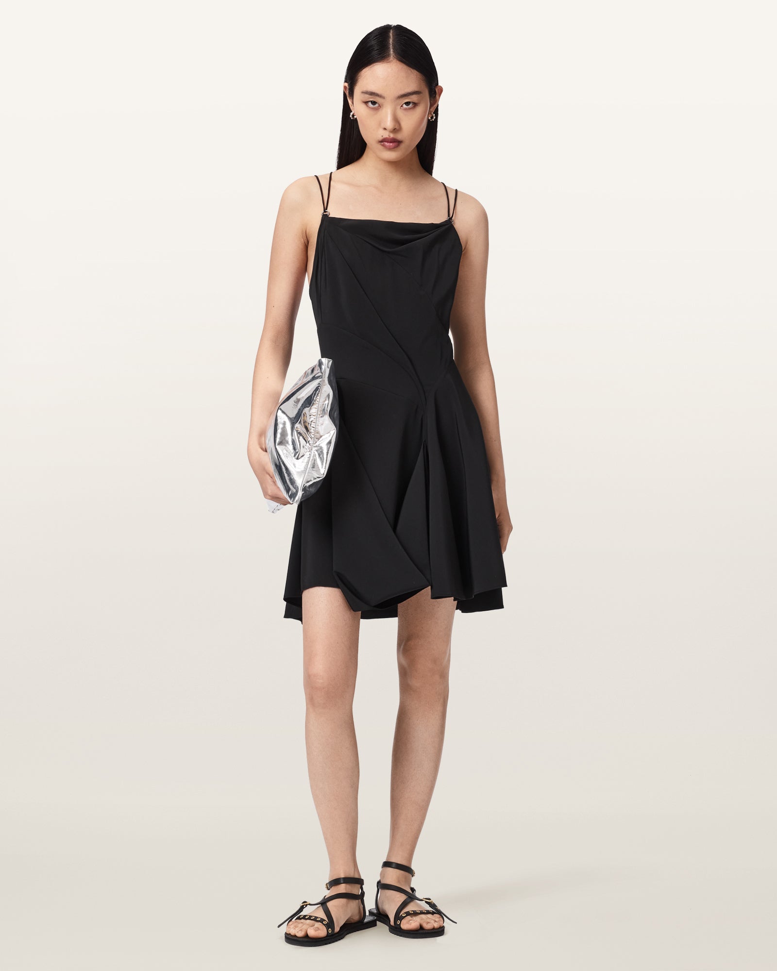 Black Color Claire Mini Dress from AllSaints