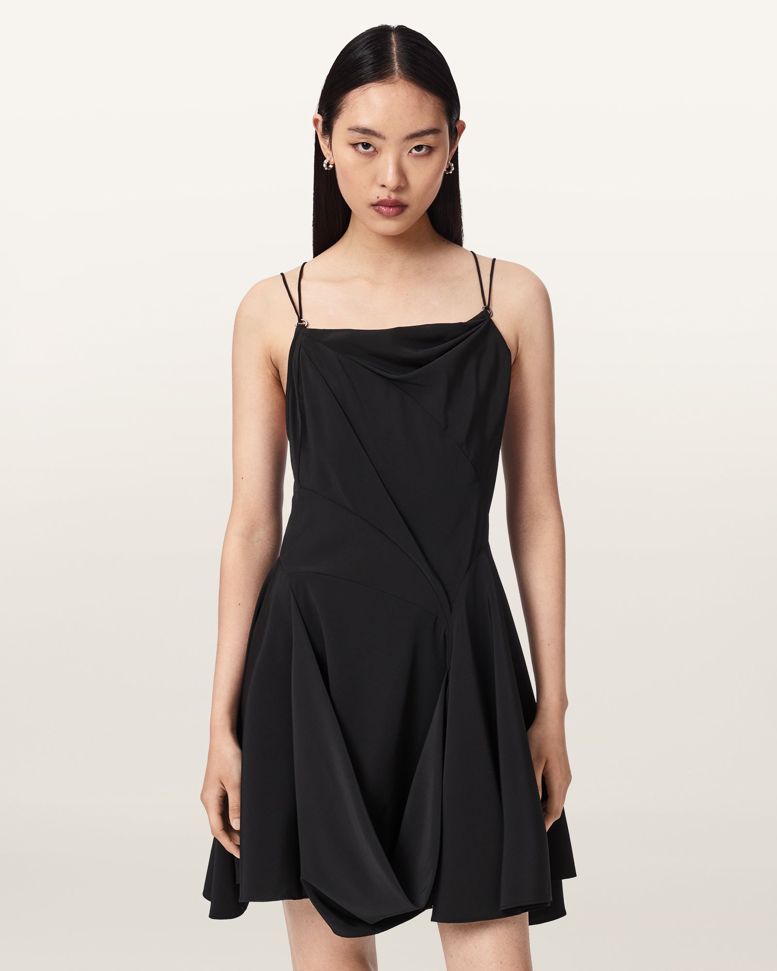 Black Color Claire Mini Dress from AllSaints