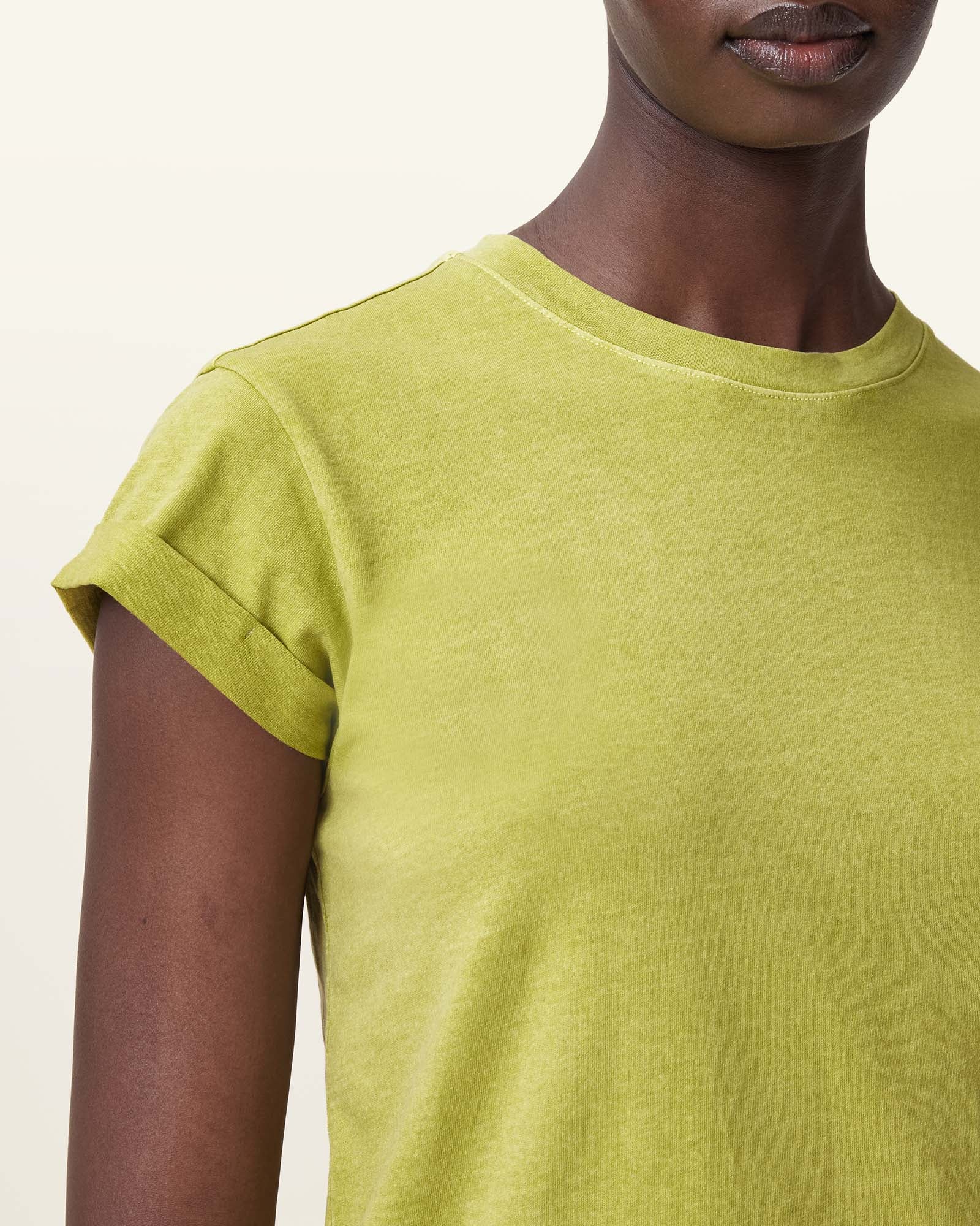 UNITY GREEN Color Anna Tee from AllSaints